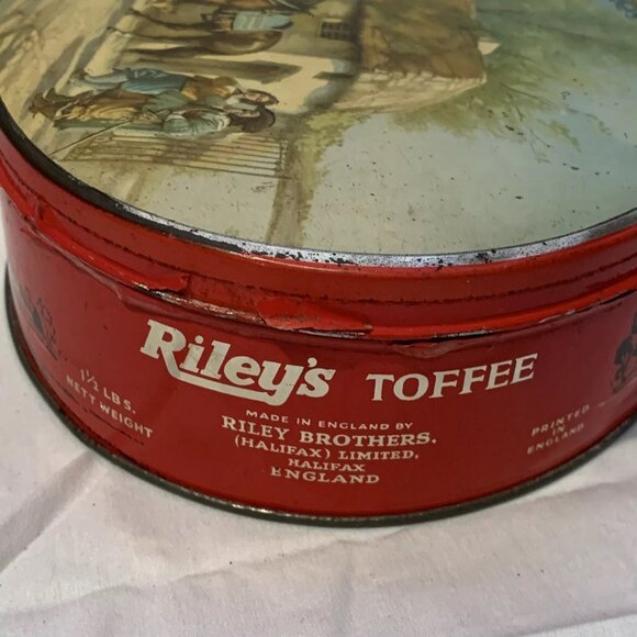 A Taste of Halifax Riley's Toffee Tin Captures the Country Town Charm Empty Box - Picture 5 of 12